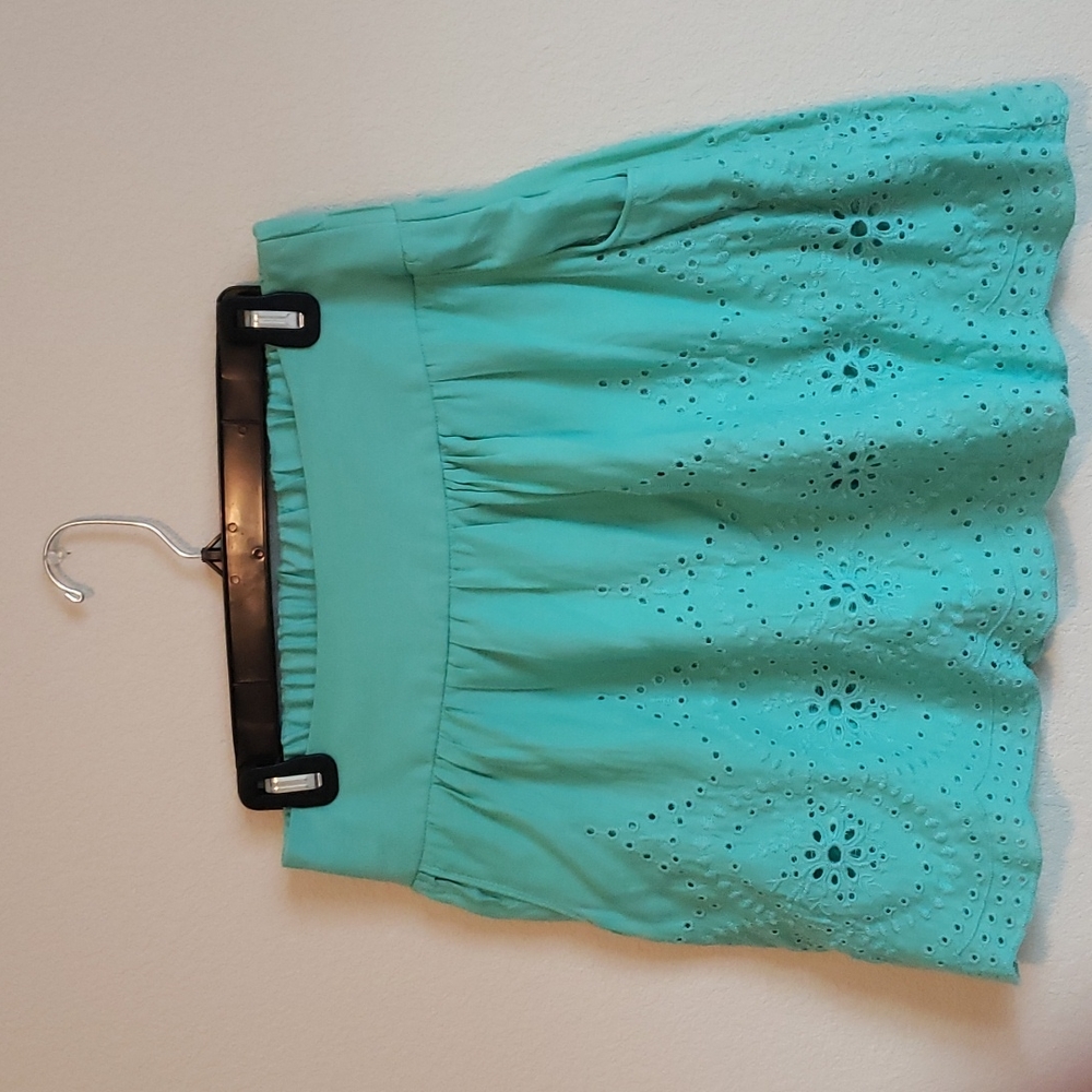 Vanity Eyelet Detail Skirt